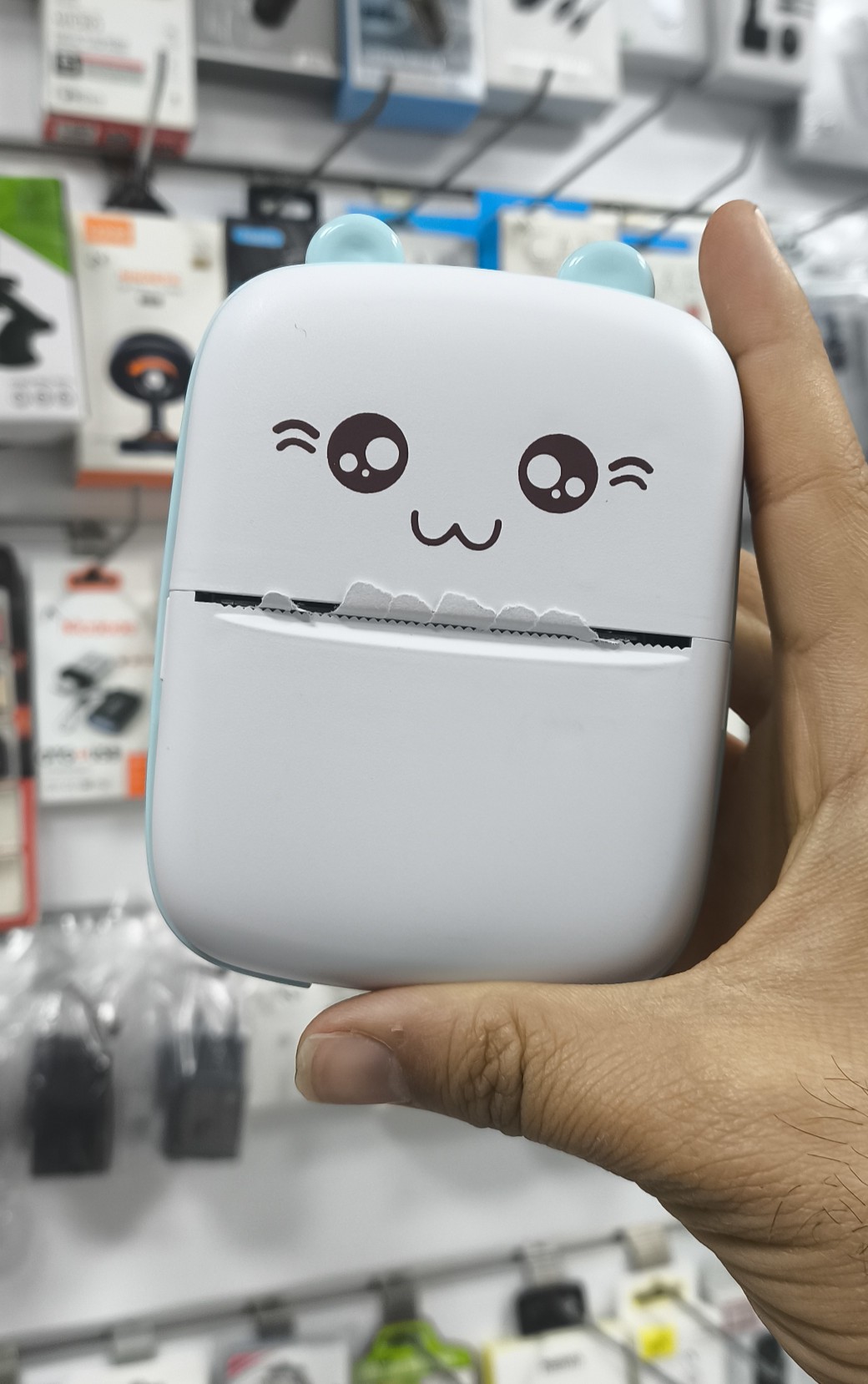 مینی پرینتر حرارتی بدون جوهر Mini Printer BT Instant طرح گربه
